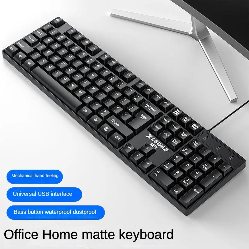 Cool Backlit Floating Button Design 104 Keys Waterproof And Dustproof Ergonomic Gamer Mouse And Keyboard And Headset Kit