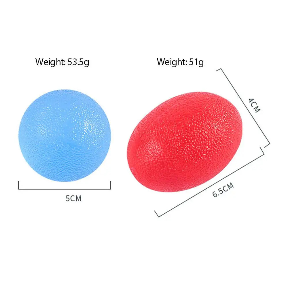 Silicone Egg Fitness Hand Expander Gripper Strengthener Forearm Wrist Finger Exerciser Trainer Stress Relief Power Ball Gift