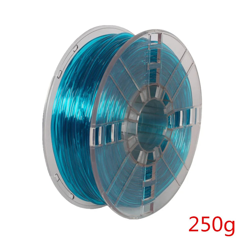 3D Printer Filament 1.75mm 250G TPU 3D Plastic Printing Filament Flexible Filament Printing Materials Gray Black Red Color