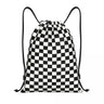 Chess Endgame Pattern Drawstring Backpack Women Men Sport Gym Sackpack Portable Board Game Shopping Bag Sack