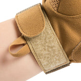 Men's and women's PU leather tactical gloves, military combat gloves Airsoft, hunting, paintball, outdoor work, fingerless