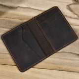 Genuine leather passport holder travel wallet luxury women men s deisgner retron fashion bifold