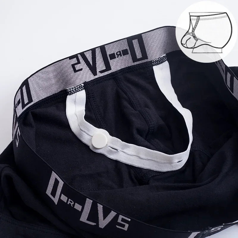 Orlvs autumn and winter men's briefs simple youth lifting ring combed cotton u-protruding low waist boxer or210b beach shorts