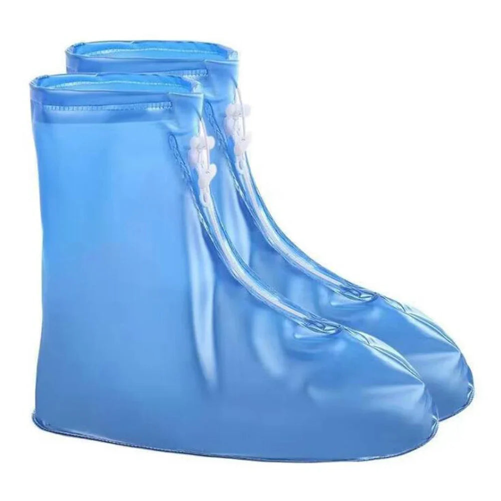 Non-slip Wear-resistant Thick Waterproof Shoes Men Women's Reusable Rain Boot Cover Cover Rain Boot Cover with Waterproof Layer