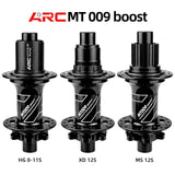 ARC MT009 6 Pawls 4 Bearings MTB Bicycle Hub 3 Teeth Front 15x110 Rear 12x148 Boost For K7 Micro Spline HG 8 9 10 11 12S Srm XD