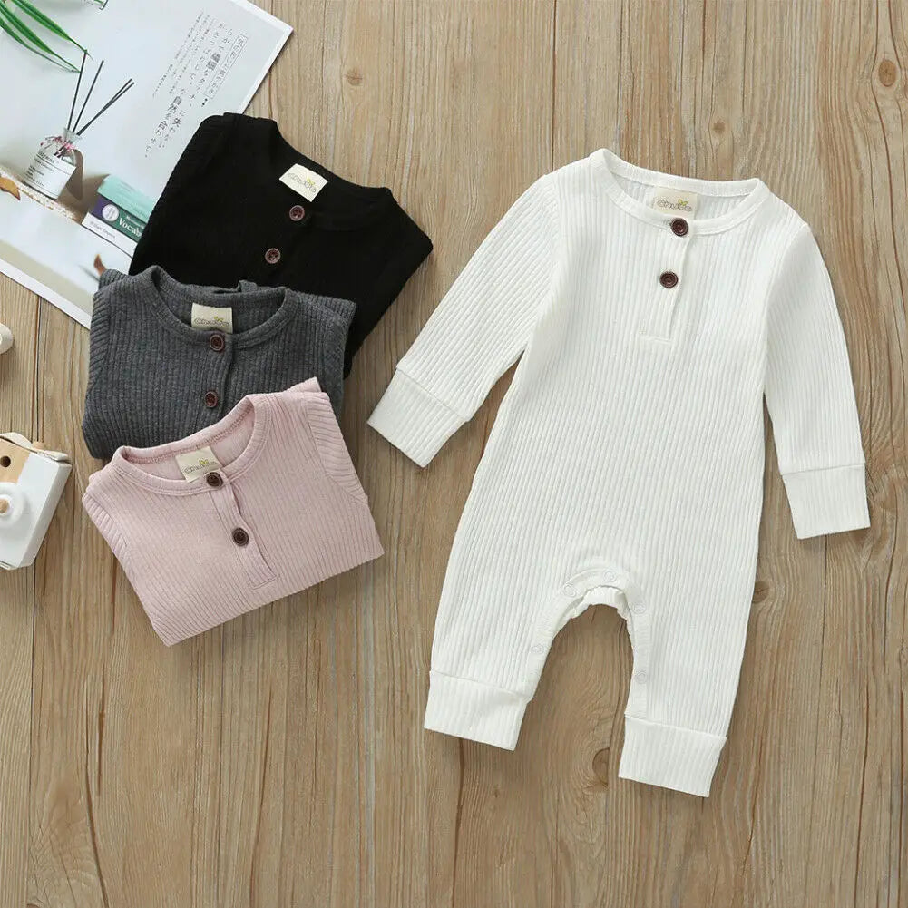 New 2023 Baby Clothes Girl Rompers Fashion Baby Boy Clothes Cotton Long Sleeve Toddler Romper Infant Clothes Jumpsuits