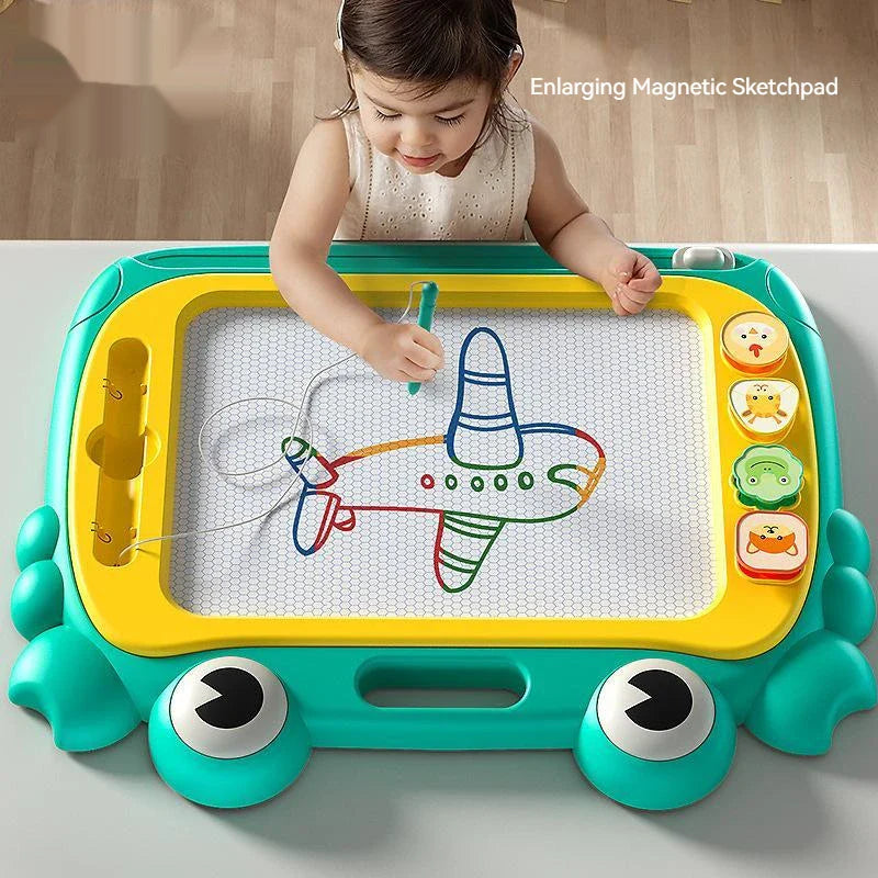 Drawing Board For Kids Magnetic Drawing Board Toy Household Graffiti Board Baby's Writing Board Magnetic Color Painting Frame