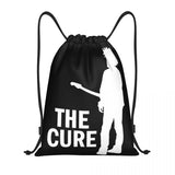 The Cure Robert Smith Logo Drawstring Backpack Sports Gym Sackpack String Bag for Running