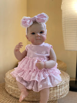 18 Inch Bettie Full Body Soft Silicone Girl Reborn Baby Doll With Painted Lifelike Hair Bebe Reborn Toys