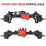 AUSTARHOBBY Metal Front and Rear Portal Axles for RC Traxxas TRX4 1/10 Rock Crawler Car Replace Upgrades Parts