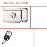 AA Battery Driven Remote Control Electric Lock Hidden Door Lock Key Electronic Door Lock Home Access control system