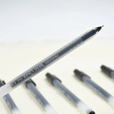 12pcs/lot Basic liner roller ball pen for writing signature 0.5mm ballpoint 3 color gel ink pens Office tools School supplies