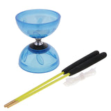 3 Triple Bearing Juggling Diabolo Toy with String Metal Sticks  Yoyo Professional Educational Toy 13/10.5cm Diameter