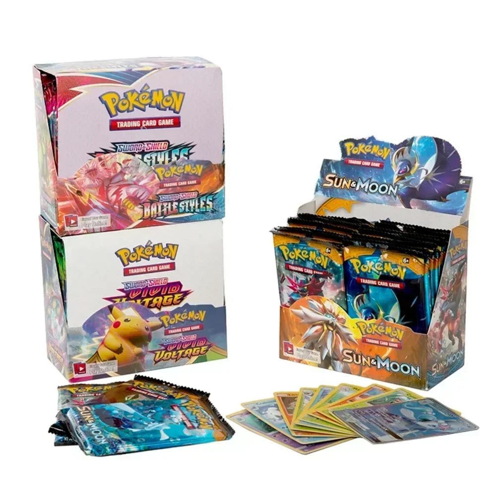 New 360Pcs Box Pokemon Card Shining Fates Style English Booster Battle Carte Trading Card Game Collection Cards Toys Kids Gifts