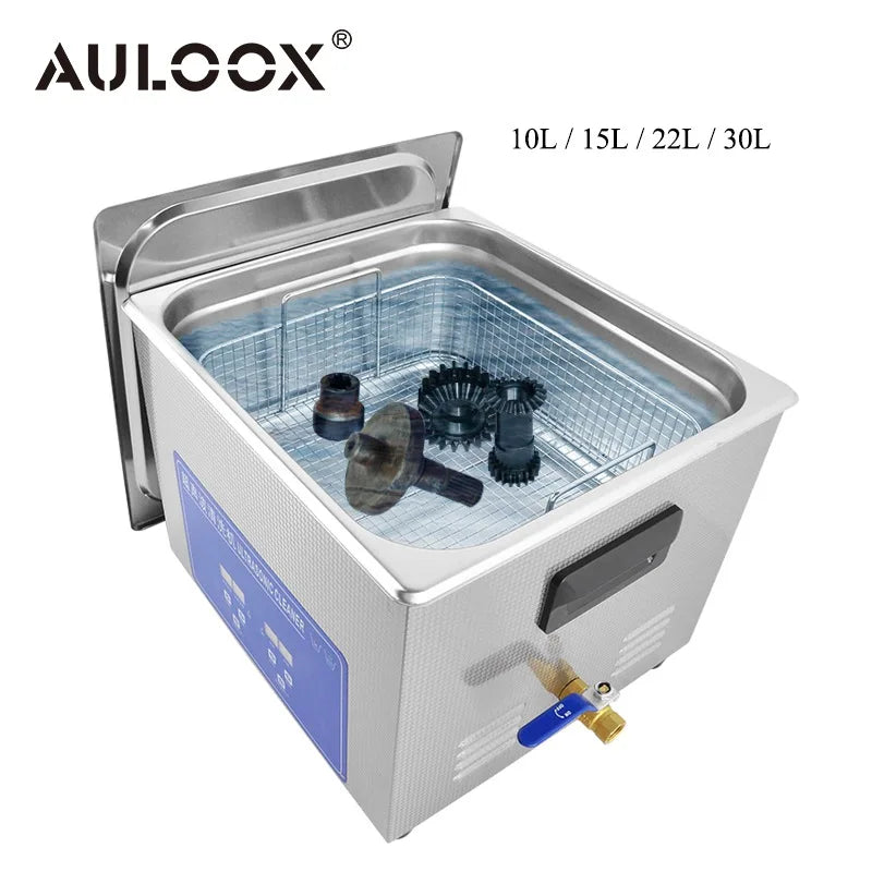 10L-30L 220V Portable Washing Machine Heater Timer Ultrasound Bath Ultrasonic Cleaner for Auto Parts Oil Rust Wax Dust Removal