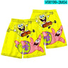 Anime Patrick Star shorts Boys Sports Shorts Fitness Basketball Beach Pants Squidward Tentacles Travel College Casual Gym shorts