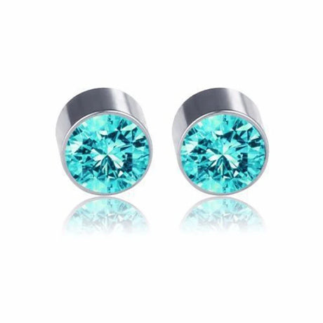 Weight Loss Magnet Earring Zircon Crystal Strong Magnetic Therapy Slimming Health Care Power Clip Earrings Party Wedding Jewelry