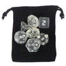 DND Dice Tray Dice Rolling Mat With Zippered Dice Holder - Compatible With Standard DND Polyhedral Dice Game Dice