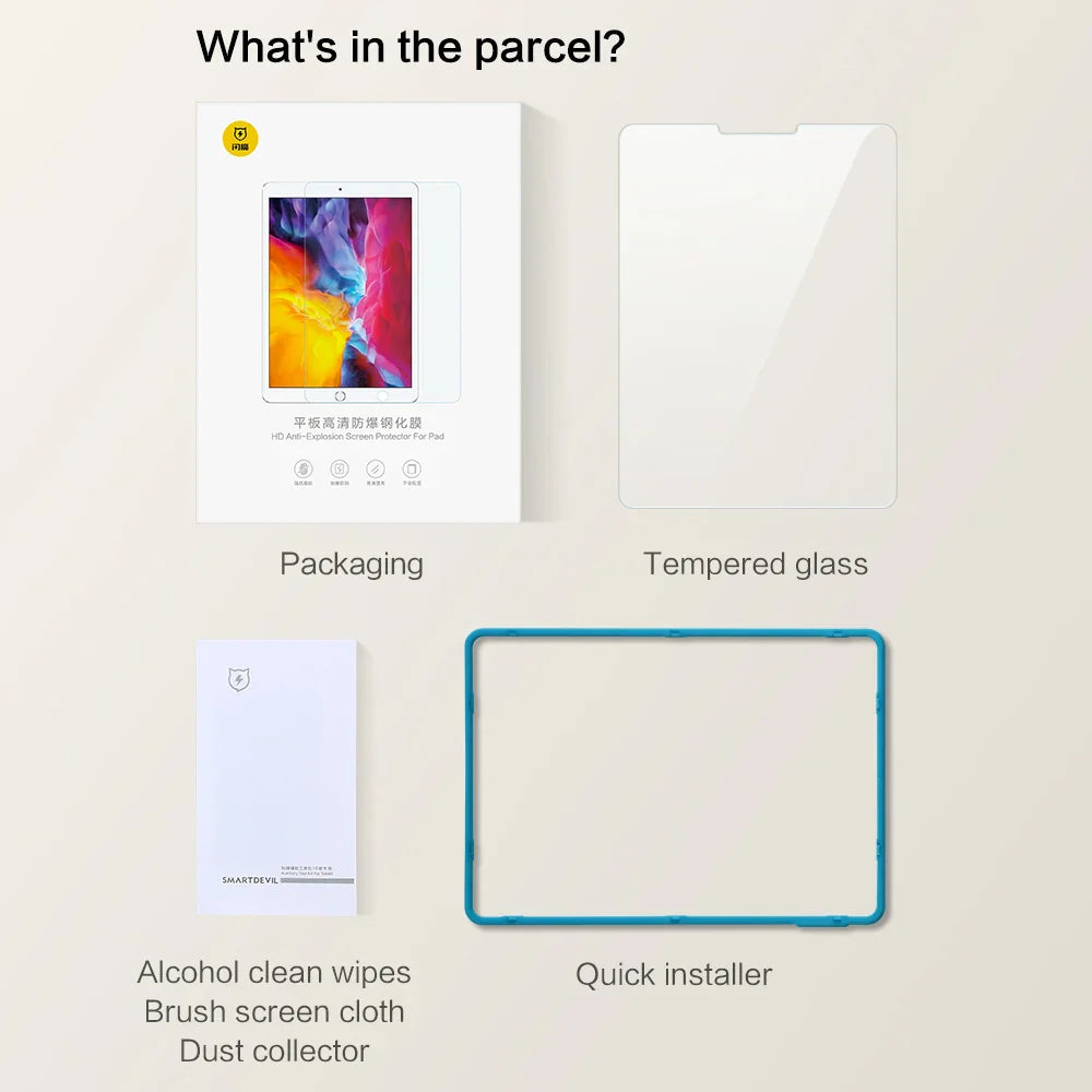 SmartDevil 1/2pcs Glass for Xiaomi Mi Pad 6 5 Pro Tempered Glass Tablet Protective Film for Xiaomi Mi Pad 5 Screen Protector HD