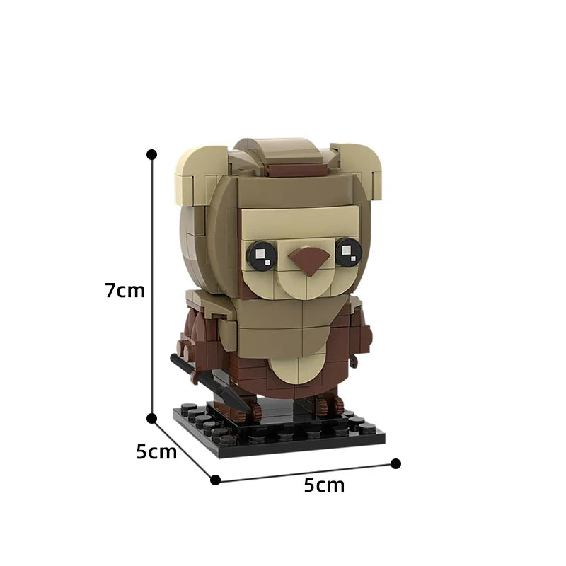 DIY Anime Movies Game Figure Brickheadz Building Block Kit Character Collectation Playset Brick Model Toys Kids Birthday Gift