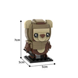 DIY Anime Movies Game Figure Brickheadz Building Block Kit Character Collectation Playset Brick Model Toys Kids Birthday Gift