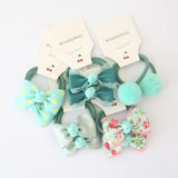 10Pcs/Lot Elastic Hair Bow for Children, Children's Headwear Hair Accessories for girls, Cute Hair ties, Lovely Hair Rope