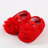 2023 Brand New Newborn Infant Baby Girl Summer Kids Shoes Soft Sole Crib Prewalker Toddler Anti-Slip Solid Floral First Walkers