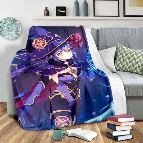 Genshin Impact blanket sofa blanket air conditioning cover blanket blankets for beds cute blanket children‘s blanket