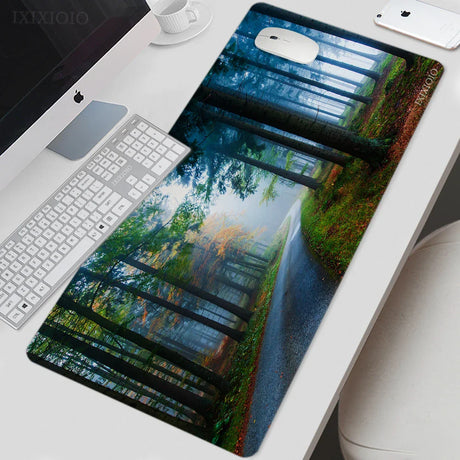 Mouse Pad Gaming Highway Scenery XL HD New Computer Mousepad XXL MousePads Mechanical Keyboard Pad Office Soft Carpet Mice Pad