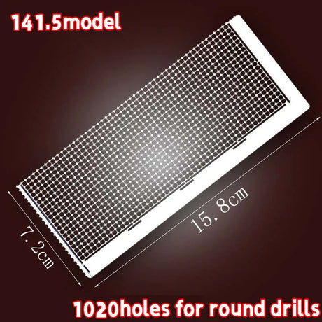 800/1020/2200holes Stainless Steel Ruler For Diamond Painting Embroidery Accessories DIY Drawing Ruler Blank Round Square Drills