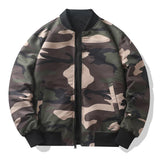 Double-side Jackets Men Camouflage Bomber Jacket Spring Autumn New  Outerwear Aviator Baseball Jackets Outdoor Clothing Male