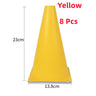 8Pcs 23cm Traffic Prop Cones Toy Multipurpose Construction Theme Party Sports Activity Cones For Football Scooter Training Toy