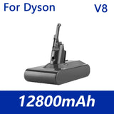 For Dyson 6800mAh/9800mAh/12800mAh V8 21.6 Volts Lithium battry Vacuum Cleaner Battery Rechargeable Power Tool Battery