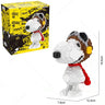 NEW HSANHE Snoopy Anime Action Figures Kawaii Building Blocks Micro Daimond Bricks DIY Assemble Toys For Children Gifts