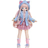 DBS 1/4 BJD Dream Fairy Casual Doll  ANIME TOY Figure Carton Mechanical Joint Body Collection Including Clothes Shoes wig 40cm