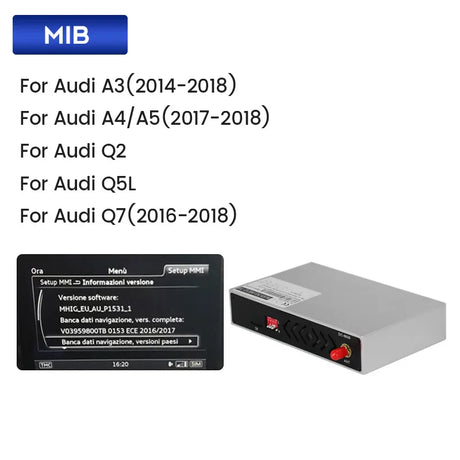 MEKEDE Car Ai BOX For Audi A3 A4 A5 Q2 Q5L Q7 MIB Wireless Carplay Interface Module Android Auto Intelligent System Decoder Box