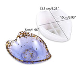 Petal Plate Dish Casting Silicone Mould Crystal Epoxy Resin Mold  DIY Crafts Jewelry Decorations Making Tools