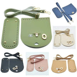 Handmade Leather Bag Strap For DIY ShoulderHandbag Woven Set High Quality Bag Bottoms With Hardware Accessories