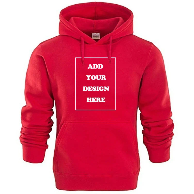 Customized Men Sweatshirt Pullovers Men's Pullovers Custom Hoodie Personalized Logo Badges Custom Top Unisex Sweetshirts S-4XL