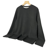 Men Autumn Winter Warm Bottoming Tops O-neck Long Sleeve DE Velvet Lining Coldproof Thermal Underwear