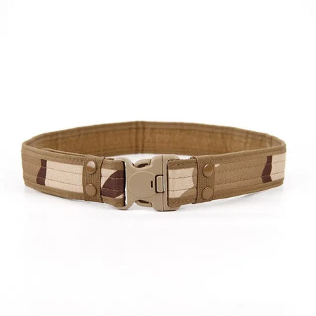 New Plastic Buckle Men Canvas Lengthened Thickened Tactical Belt Wide Edging Outdoor Belt