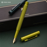 LT Hongdian Deep Blue Forest Metal Nib EF/F/Curved Beauty Tree Pattern Business Office Excellent Writing Gift Box Pen