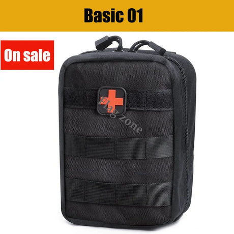 Tactical Molle First Aid Kit Survival Bag Emergency Pouch Military Outdoor Travel Waist Pack EDC Hunting Camping Lifesaving Case