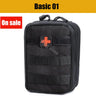 Tactical Molle First Aid Kit Survival Bag Emergency Pouch Military Outdoor Travel Waist Pack EDC Hunting Camping Lifesaving Case