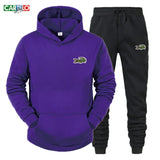 2023 CARTELO High Quality Men's Suit Fashion Casual Tracksuit Hoodie Pullover Sports Clothes Sweatshirt Jogging Set