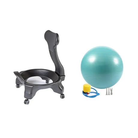 Balance Ball Chair Exercise Fitness Stability Yoga Ball High-Quality Ergonomic Chair for Home and Office Desk with Air Pump