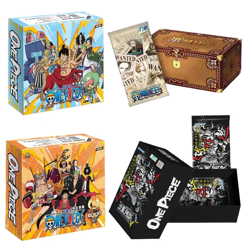 One Piece Collection Cards Anime Trading Game Luffy Sanji Nami TCG  Booster Box Game Cards