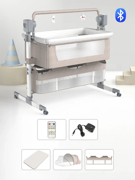 Baby Sleeping Bed Rocking Newborn Bed Infant Beside Sleep Portable Travel Co-sleeper Mini Crib