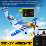 EPP 400mm P51D Mustang /F4U Corsair 4-Ch 2.4G 6-Axis RTF Airplane With Xpilot Stabilizer RC Plane