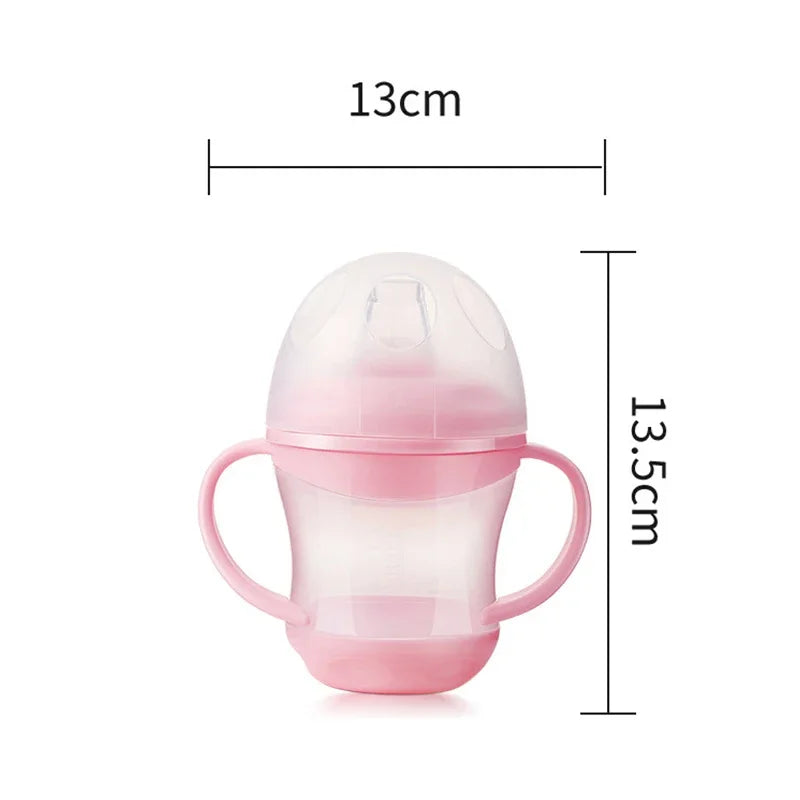 Children's bottles, water cups with handles, milk and juice for infants and young children, children's water bottles